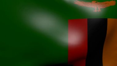 Zambiya güçlü Rüzgar bayrağı