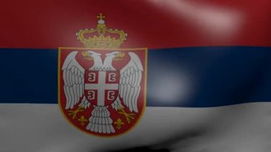 Sırbistan güçlü Rüzgar bayrağı