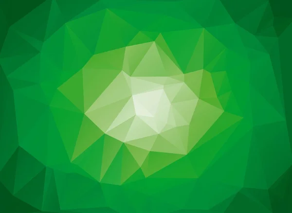 Streszczenie tło zielony okrągły gradientu — Wektor stockowy