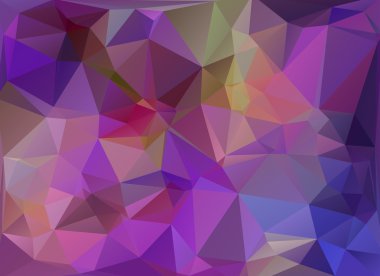 düşük Poli pembe ve mavi arka plan