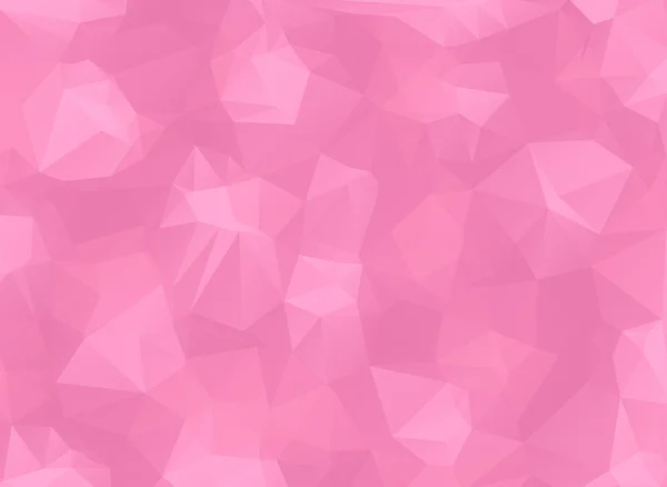 Low Poly rosa Hintergrund — Stockvektor