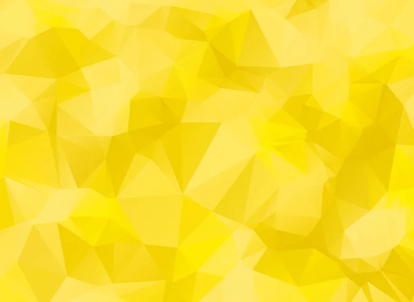 Laag poly gele achtergrond — Stockvector