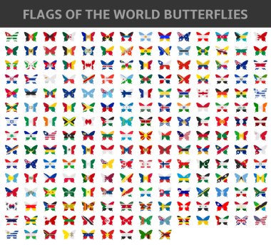 Dünya kelebekler bayrakları