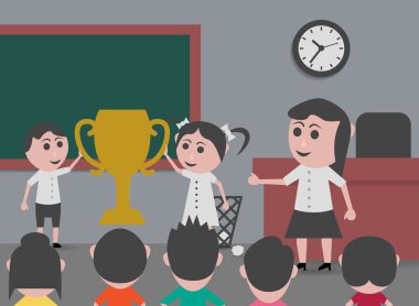 çocuk sınıf Şampiyonlar