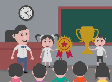 okul çocukları Şampiyonlar