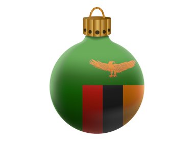 Zambiya Noel top izole