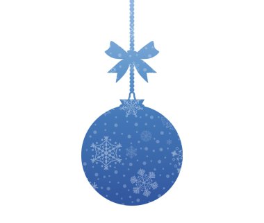 kar ile Noel top Noel simgesi