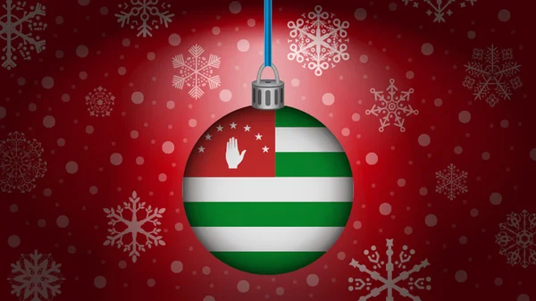 Kerstmis in Abchazië — Stockvector