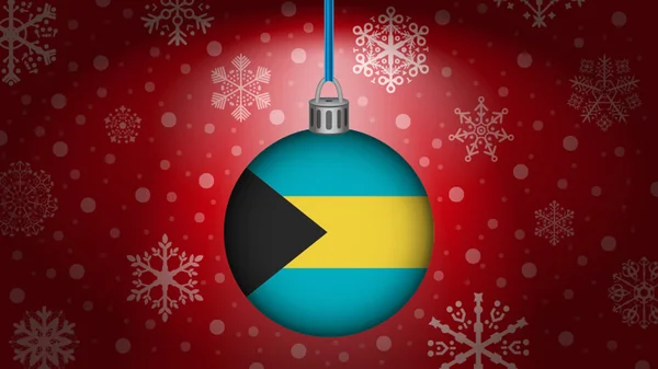 Noël aux bahamas — Image vectorielle