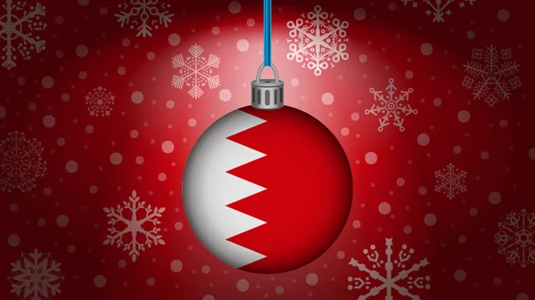 Vánoce v Bahrajnu — Stockový vektor
