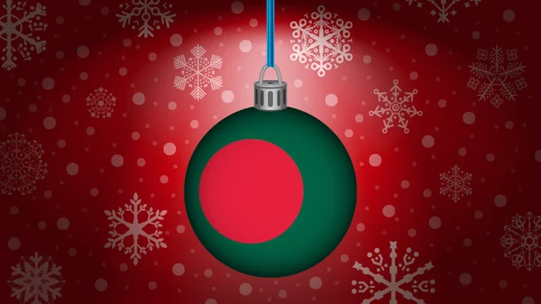 Kerstmis in bangladesh — Stockvector