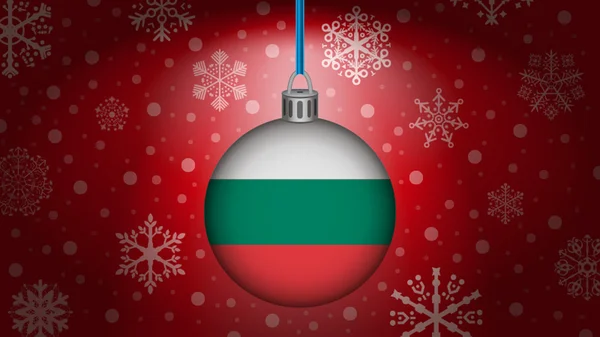 保加利亚的圣诞节 — 图库矢量图片