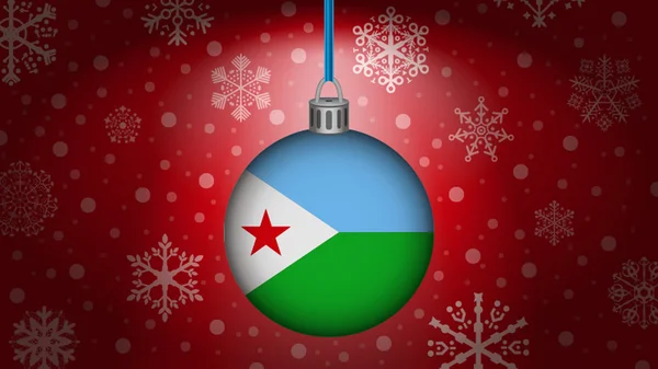 Noël à Djibouti — Image vectorielle