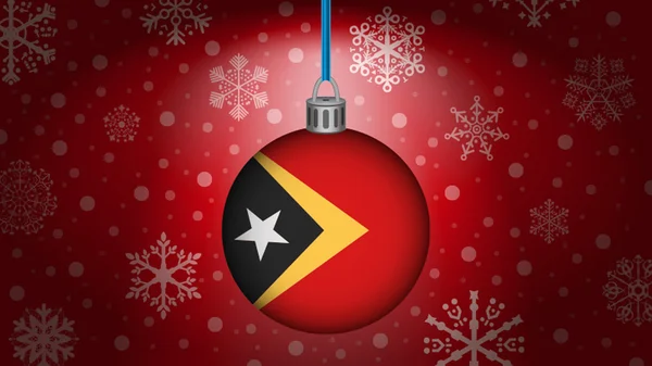 Navidad en Timor Oriental — Vector de stock