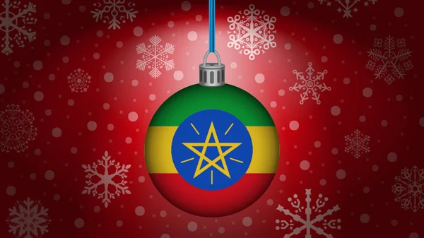 Noël en ethiopie — Image vectorielle