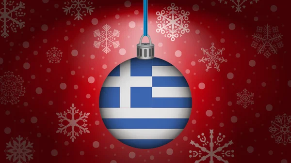 Navidad en Grecia — Vector de stock