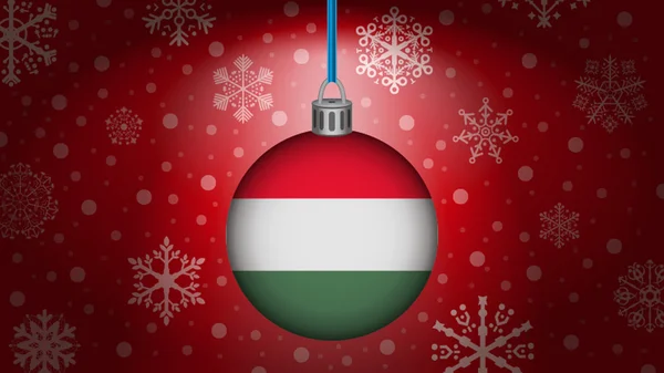 Christmas in hungary — Stock Vector