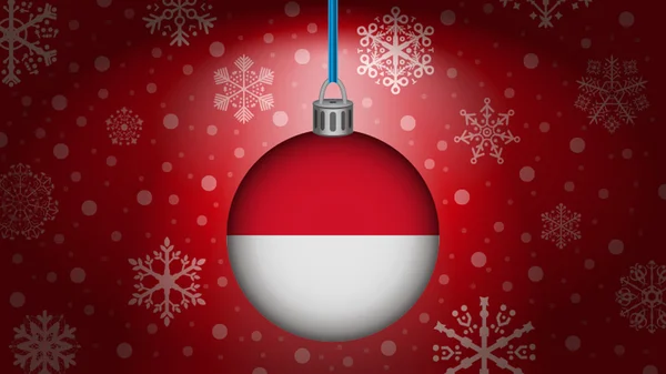 Kerstmis in Indonesië — Stockvector