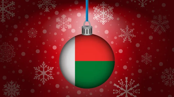 Kerstmis in Madagaskar — Stockvector