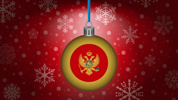 Navidad en montenegro — Archivo Imágenes Vectoriales