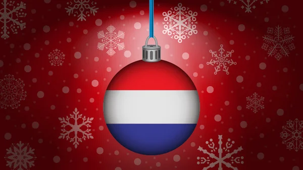 Boże Narodzenie w Holandii — Wektor stockowy