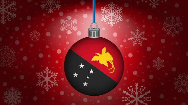 Kerstmis in Papoea-Nieuw-guinea — Stockvector