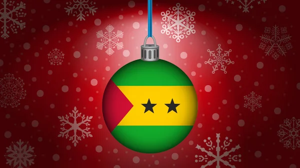 Navidad en sao tome — Vector de stock