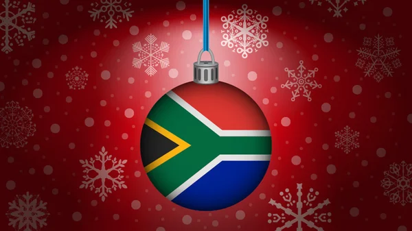 Kerstmis in Zuid-Afrika — Stockvector
