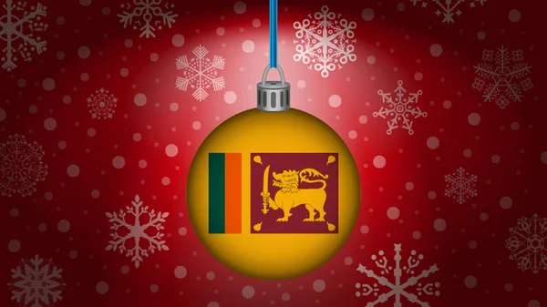 Kerstmis in sri lanka — Stockvector