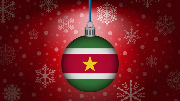 Weihnachten in Suriname — Stockvektor