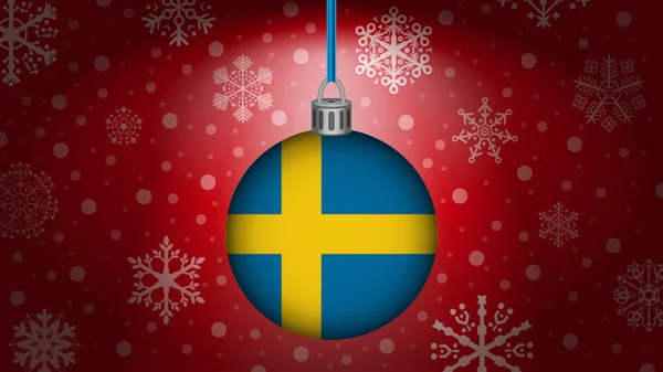 Jul i Sverige – stockvektor