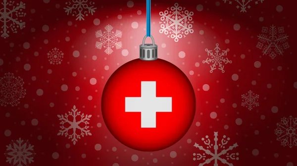 Kerstmis in Zwitserland — Stockvector