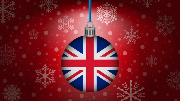 イギリスのクリスマス — ストックベクタ