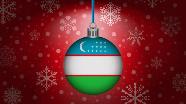 Noël en Ouzbékistan — Image vectorielle