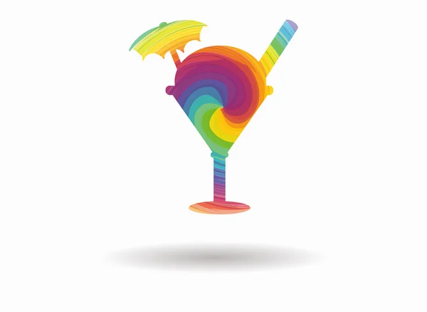 Sundae icono colorido — Vector de stock