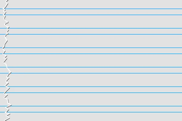 Σημειωματάριο σπασμένα διπλής γραμμών — Διανυσματικό Αρχείο