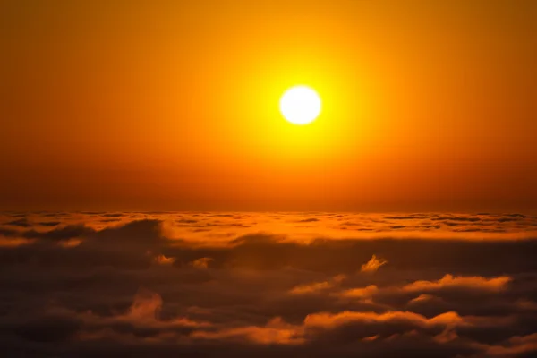 Sunset above the skies