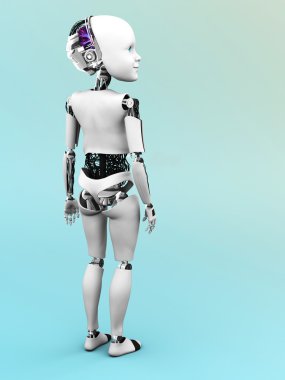 Robot Çocuk ayakta nr 2.