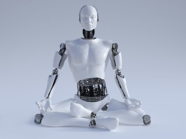 Robot adam NR 1 meditasyon.