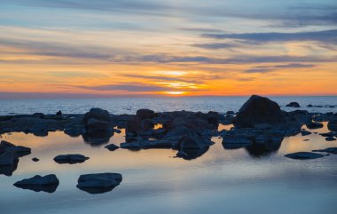 Güzel okyanus manzarası