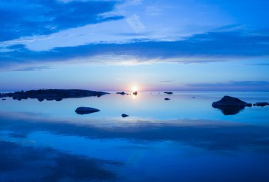 Güzel okyanus manzarası