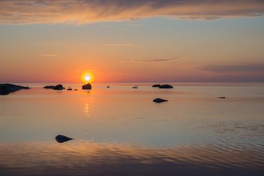Güzel okyanus manzarası