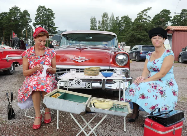 Klasická dáma parade — Stock fotografie