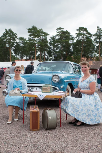 Classic lady parade — Stock Photo, Image