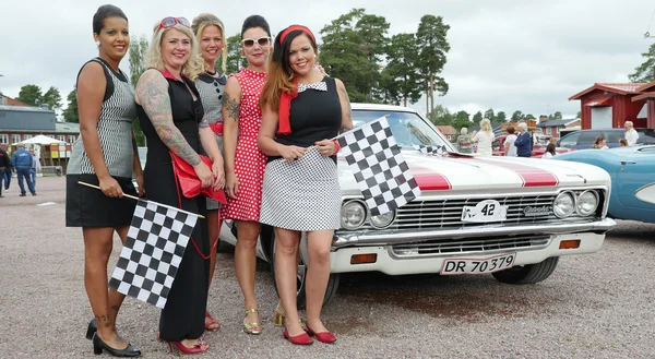 Classic lady parade — Stock Photo, Image