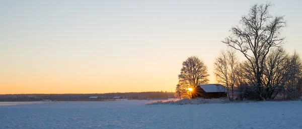 Paisagem inverno — Fotografia de Stock