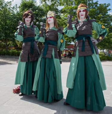 Genç İsveçli cosplayer