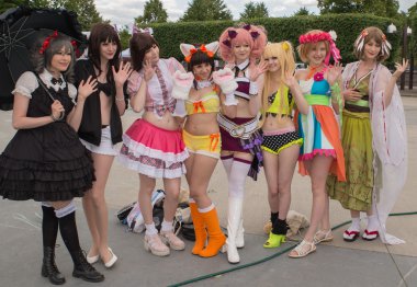 Genç İsveçli cosplayer