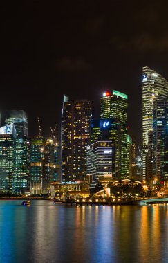  Singapur Finans bölgesine manzarası