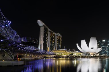 Marina bay sands, gece